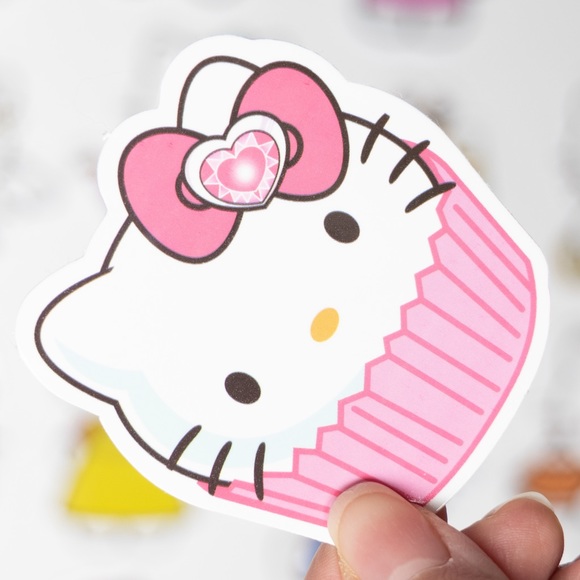 16 pcs Hello Kitty Sanrio Vinyl stickers decals - Picture 2 of 3